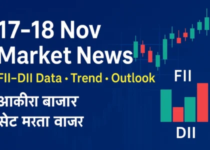 Daily Share Market News: FII–DII Data & Market Outlook (17–18 Nov 2025)