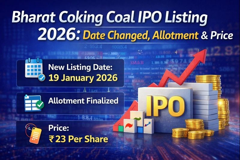Bharat Coking Coal IPO Listing 2026: Date Changed, Allotment & Price