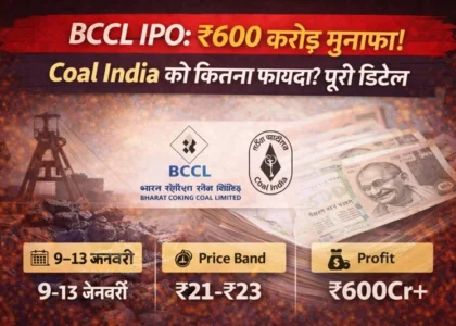 BCCL IPO: ₹600 करोड़ मुनाफा! Coal India को कितना फायदा? पूरी डिटेल
