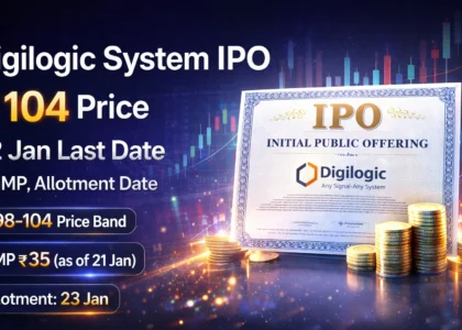 Digilogic System IPO: ₹104 Price, 22 Jan Last Date, GMP & Allotment Date