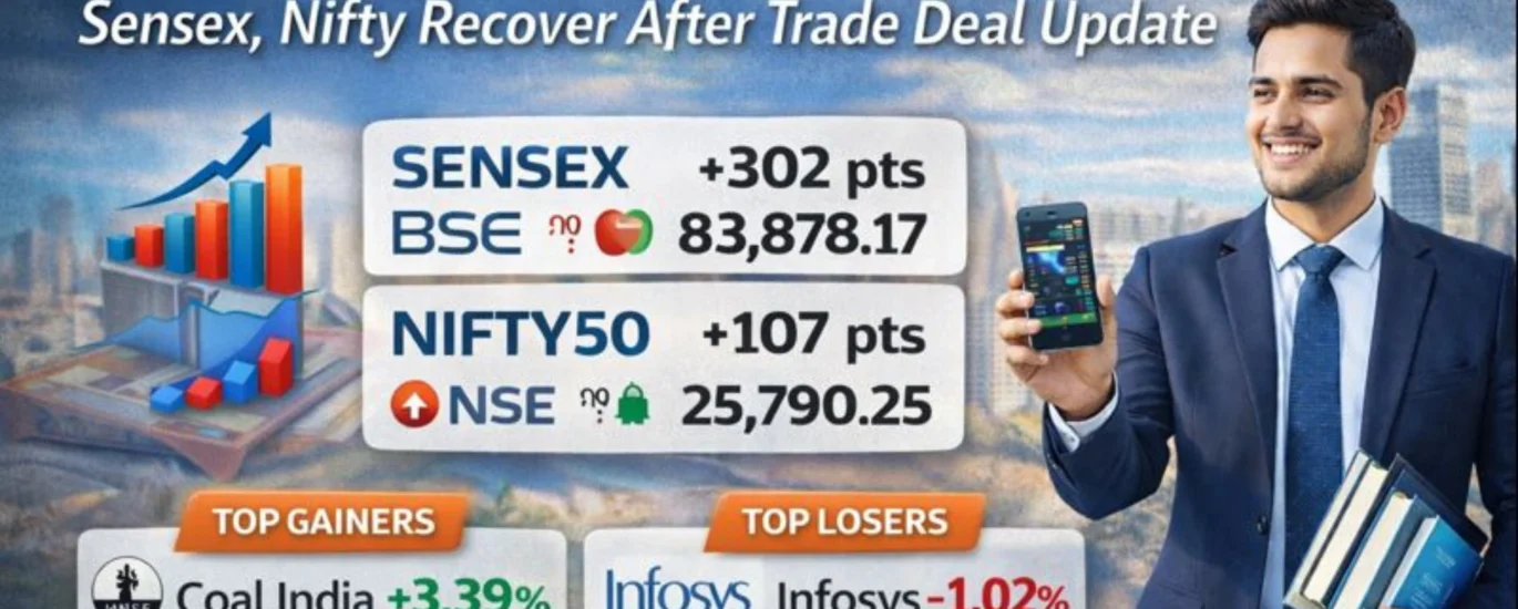 Stock Market Today – Sensex Nifty Rise on US-India Trade Deal News