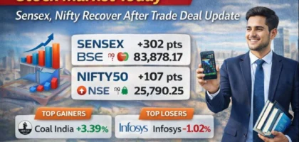 Stock Market Today – Sensex Nifty Rise on US-India Trade Deal News