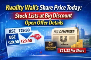 Kwality Wall’s Share Price Today: Stock Lists at Big Discount, Open Offer Details