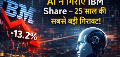 AI ने गिराए IBM Share – 25 साल की सबसे बड़ी गिरावट!