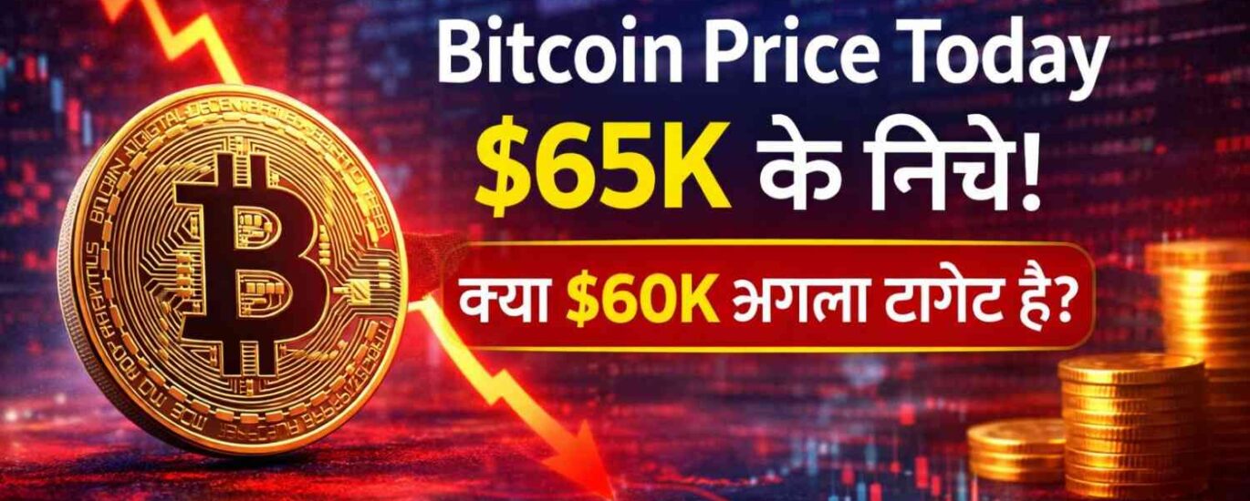 Bitcoin Price Today $65K के नीचे! क्या $60K अगला टारगेट है?