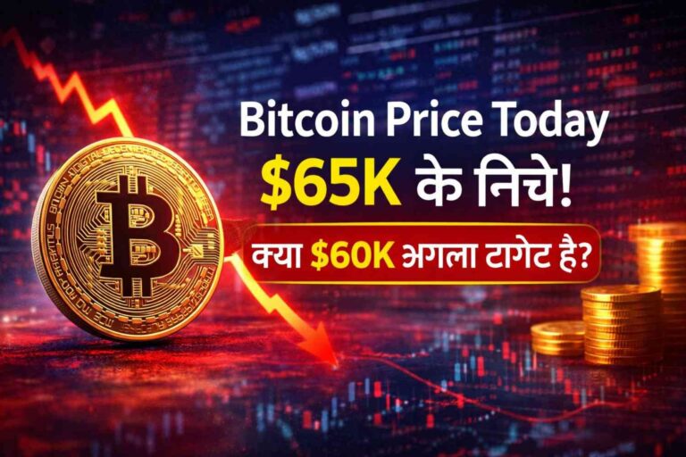 Bitcoin Price Today $65K के नीचे! क्या $60K अगला टारगेट है?