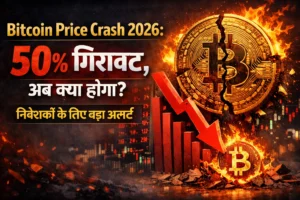 Bitcoin Price Crash 2026: 50% गिरावट, अब क्या होगा? निवेशकों के लिए बड़ा अलर्ट