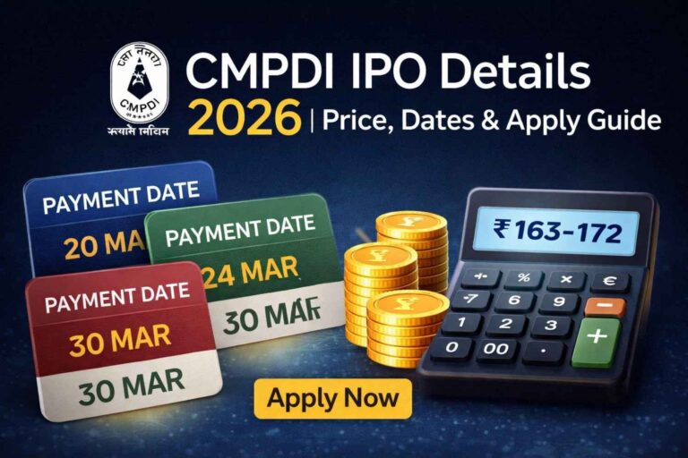 CMPDI IPO Details 2026: Price, Dates & Apply Guide
