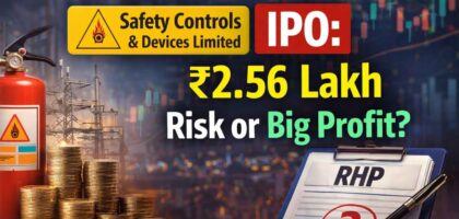 Safety Controls & Devices IPO: ₹2.56 Lakh Risk or Big Profit?